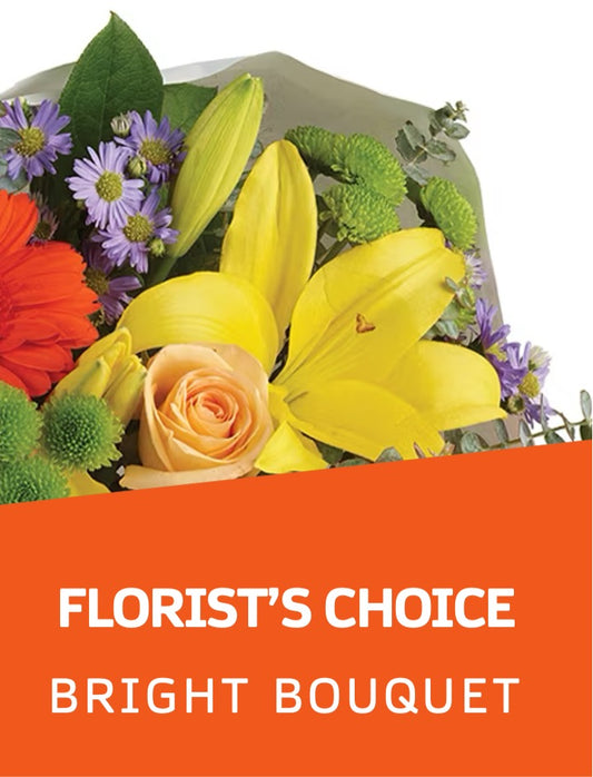BRIGHT FLORIST CHOICE BOUQUET