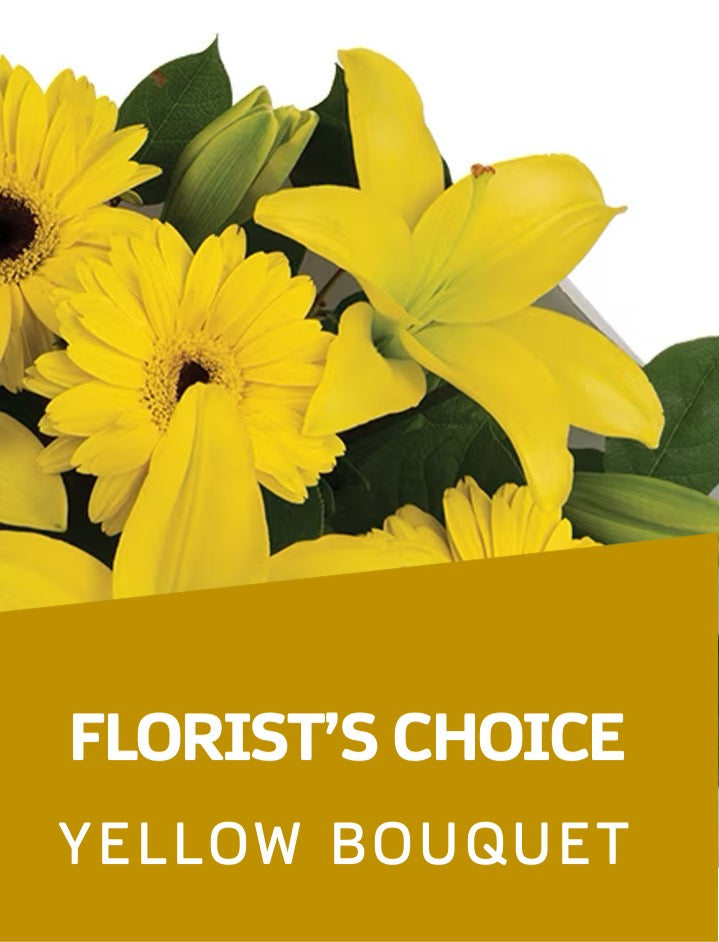 YELLOW FLORIST CHOICE BOUQUET