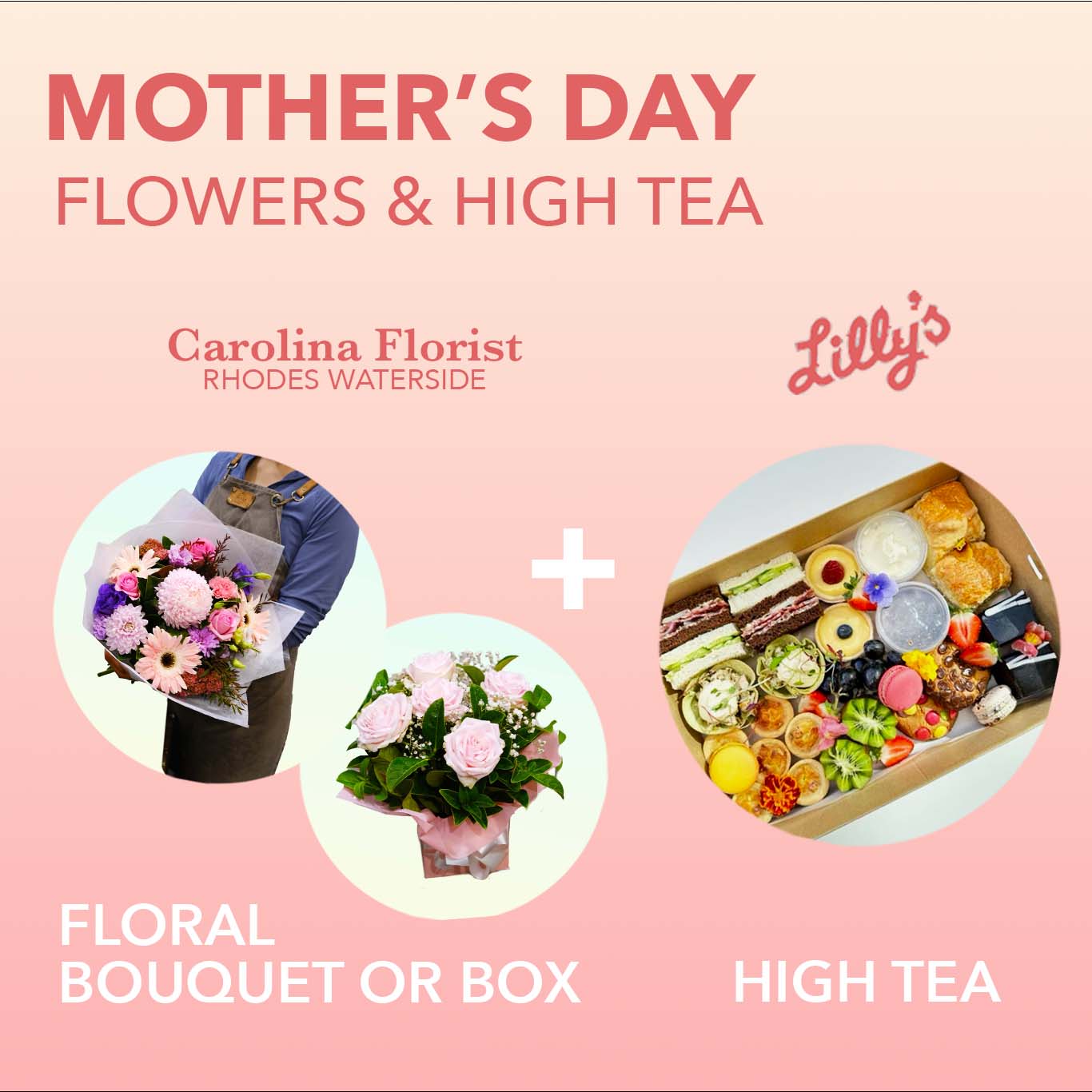 MOTHER'S DAY SPECIAL | Flowers & High Tea Package